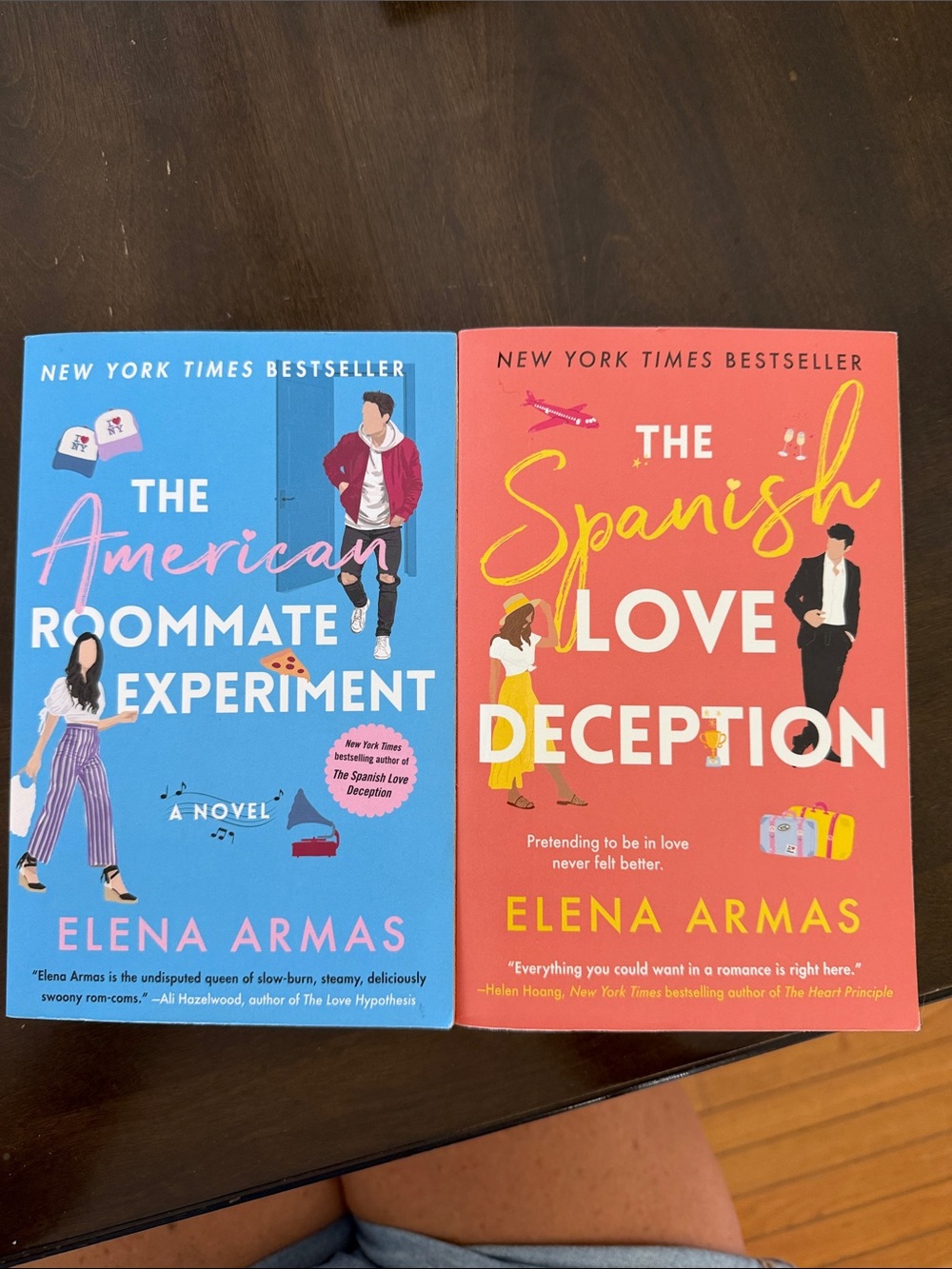 2 PB romance novels by Elena Armas